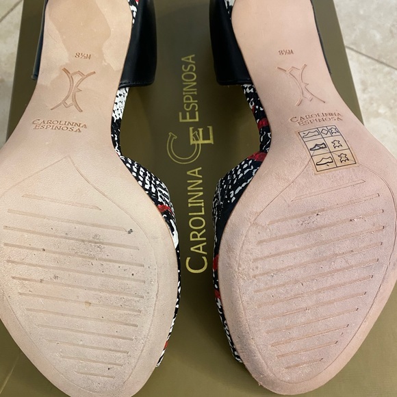 Brand New Carolinna Espinosa red heels size 8.5 - Picture 2 of 5